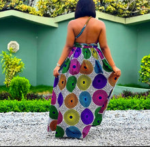 Load image into Gallery viewer, African Circle Print Women's Dress