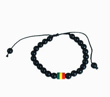Load image into Gallery viewer, Kenyan Black Bead Bracelet