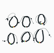 Load image into Gallery viewer, Kenyan Black Bead Bracelet