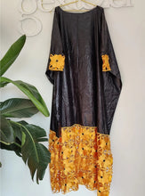 Load image into Gallery viewer, Rich African Bazin Dress With Lace