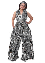 Load image into Gallery viewer, African print cowl neck jumpsuit/dress
