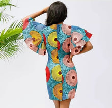 Load image into Gallery viewer, Tutu African Circle Print Dress
