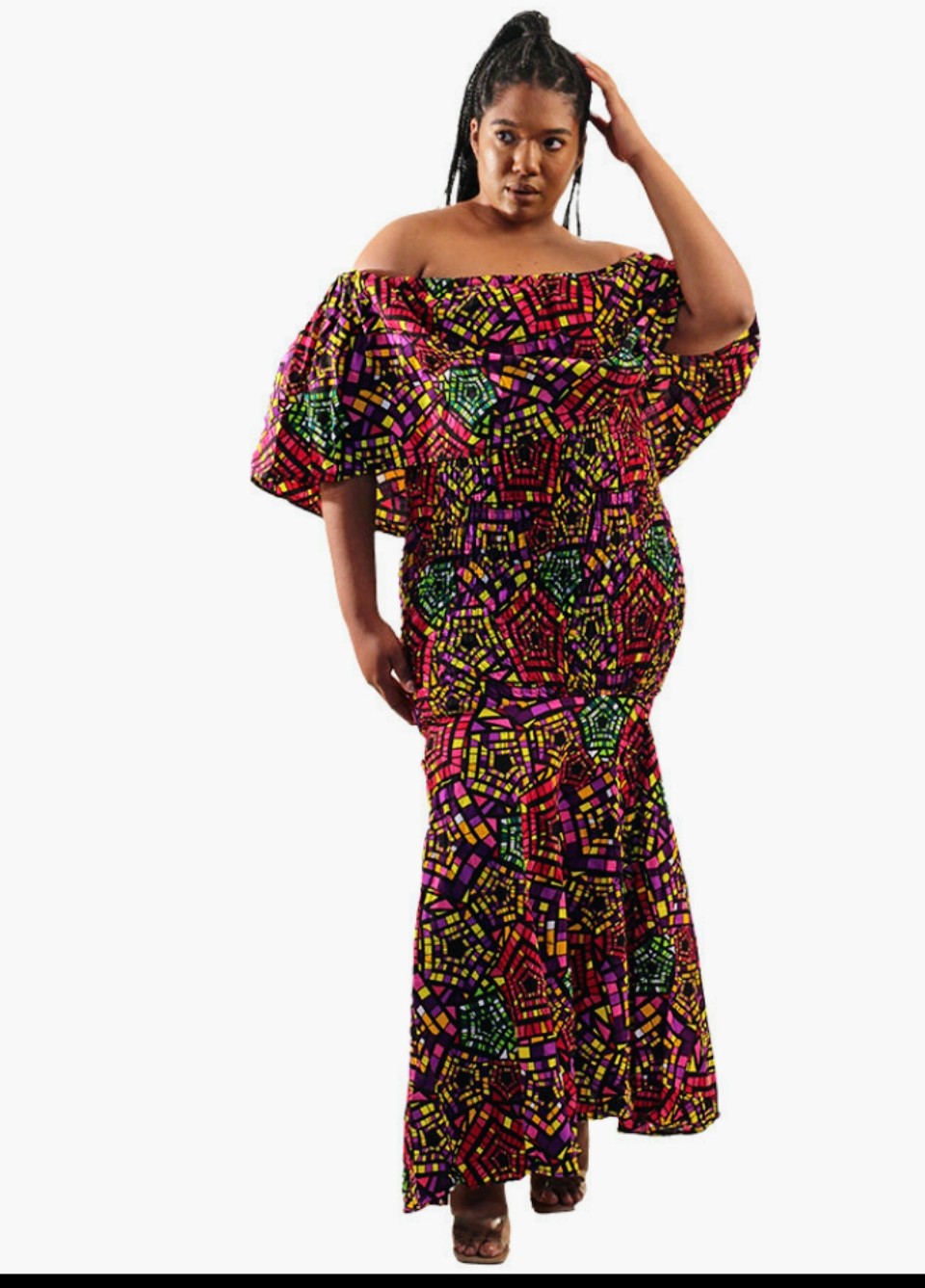 Lewa African Print Dress