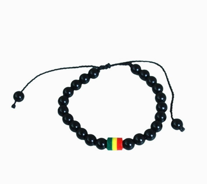 Kenyan Black Bead Bracelet