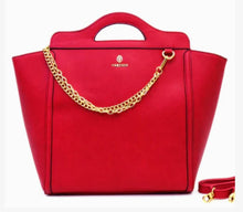 Load image into Gallery viewer, Vertigo Tote With Gold Chain
