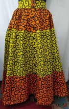 Load image into Gallery viewer, African Print Women's High Waist Skirt
