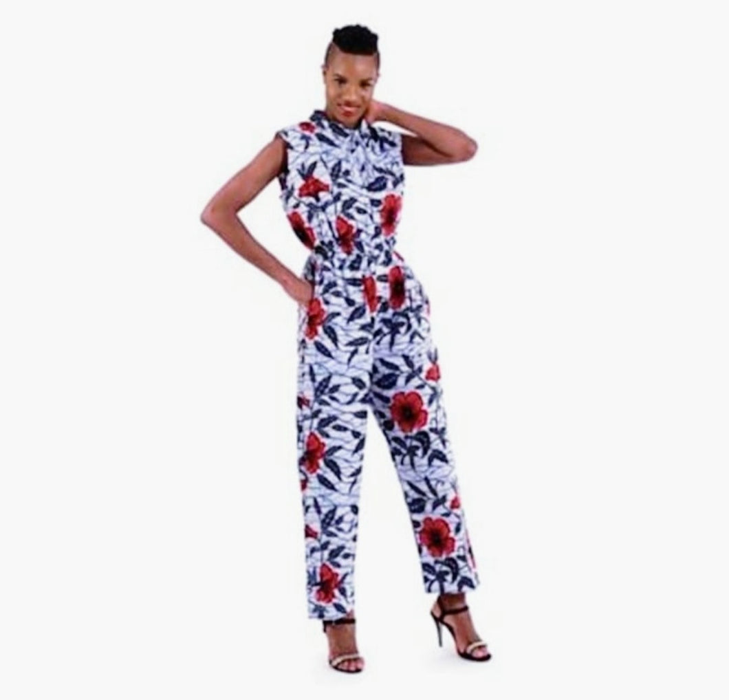 African Print Women's Romper