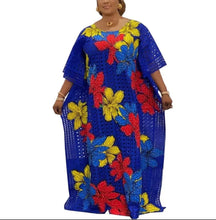 Load image into Gallery viewer, African Lace Print Boubou Dress
