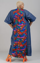 Load image into Gallery viewer, Demin With African Print Dress
