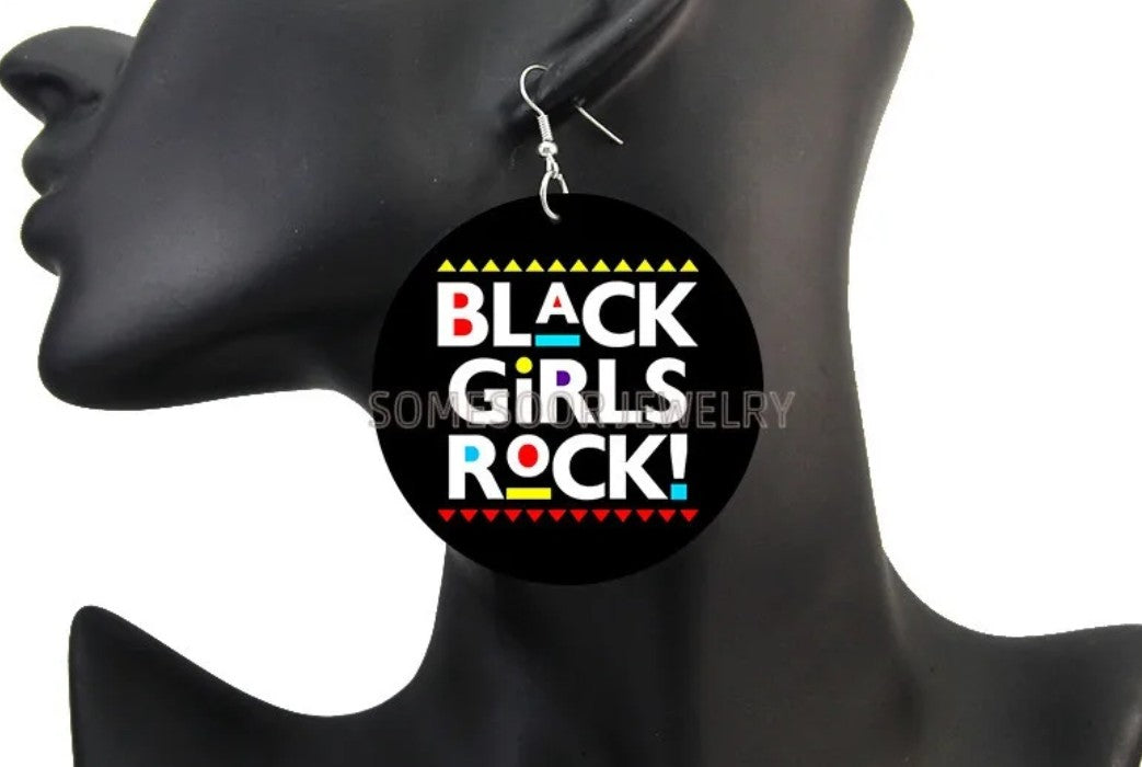 Black Girls Rock Earrings