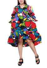 Load image into Gallery viewer, African Print Tribal Dress
