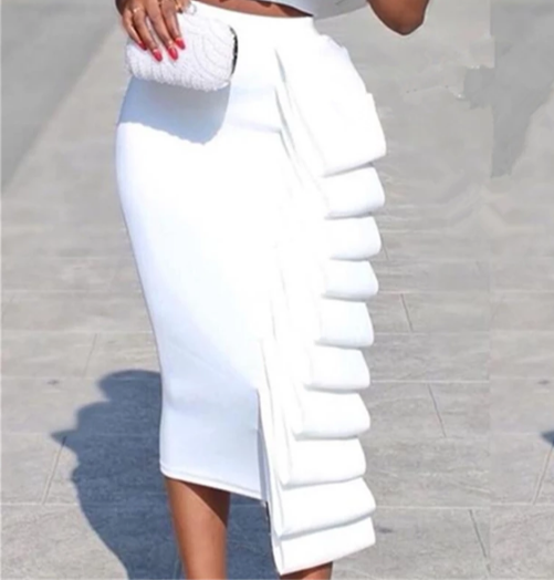 Skirt With Drapes