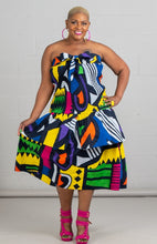 Load image into Gallery viewer, Authentic African Print Tiered Skirt
