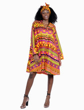 Load image into Gallery viewer, African Print Umbrella Dress
