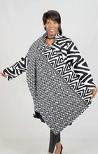 Load image into Gallery viewer, Tribal Jacket with a side Capelet
