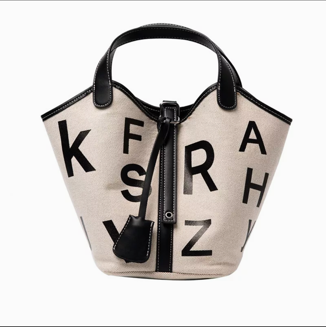 Hand Bag With Letters