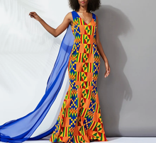 Load image into Gallery viewer, African Print Kente Dress
