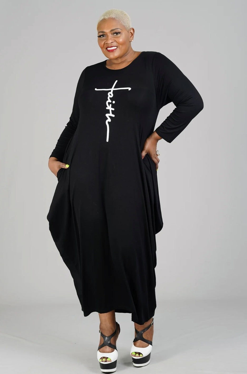 Faith Black Women's Dress