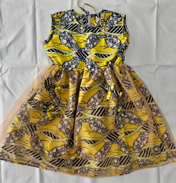 African Print Girls Dress