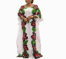 Load image into Gallery viewer, African Lace Print Boubou Dress
