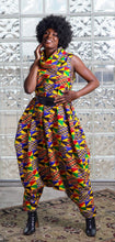 Load image into Gallery viewer, African Print Women&#39;s Convertible Romper to Dress
