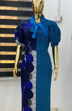 Load image into Gallery viewer, Bolu African Print Mixed Dress
