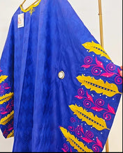 Load image into Gallery viewer, Quality African Bazin Print Boubou Dress
