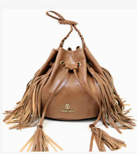 Load image into Gallery viewer, Vertigo Leather Handbag with Tassel
