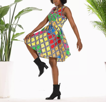 Load image into Gallery viewer, Lolo African Print Short Dress
