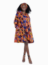 Load image into Gallery viewer, African Print Umbrella Dress
