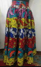 Load image into Gallery viewer, African Print Women's High Waist Skirt
