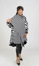 Load image into Gallery viewer, Tribal Jacket with a side Capelet
